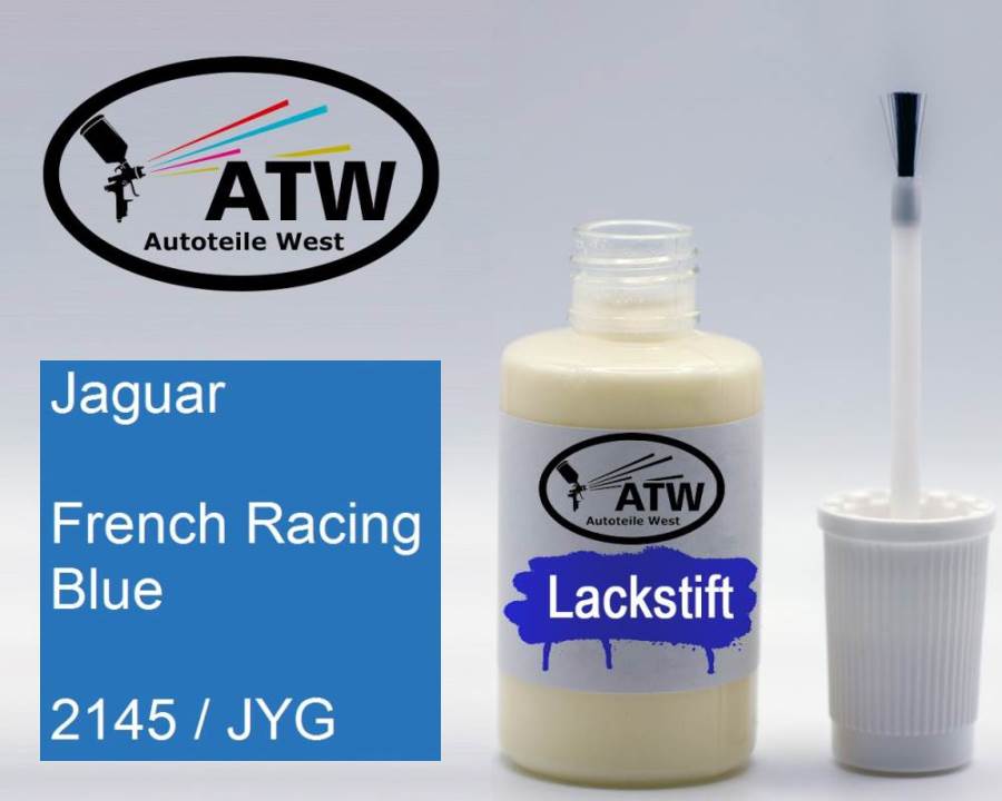 Jaguar, French Racing Blue, 2145 / JYG: 20ml Lackstift, von ATW Autoteile West.